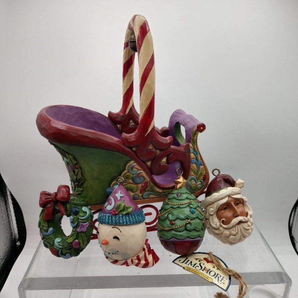 Jim Shore 2012 Heartwood Creek Jingle All of the Way Sleigh